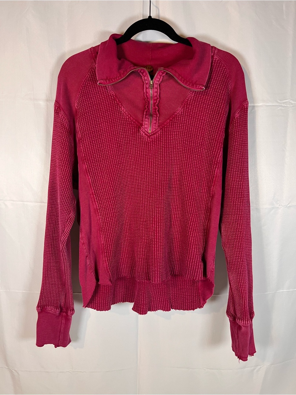 Free People Thermal Quarter Zip